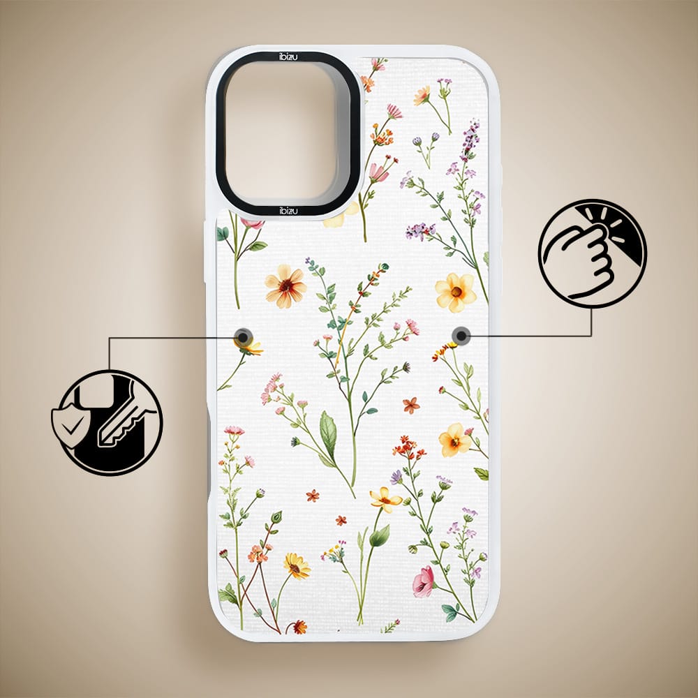 Etui do iPhone 16 Plus IBIZU DropGuard Matt z MagSafe, Pastel Bloom, Letni bukiet - obrazek 7
