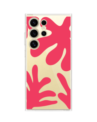 Etui do Samsung Galaxy S24 Ultra przeźroczyste, silikonowe Flexi, rafa