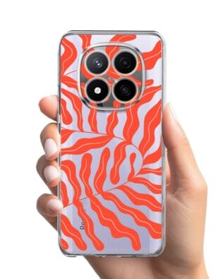 Etui do Xiaomi Redmi Note 14 Pro 4G przeźroczyste, silikonowe Flexi, rafa koralowa