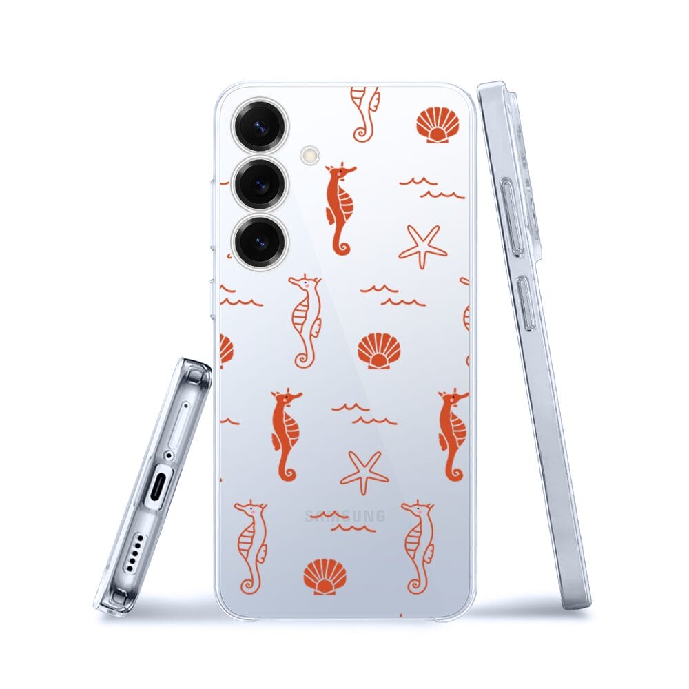 Etui do Samsung Galaxy S25 przeźroczyste, silikonowe Flexi, wakacyjne wzory - obrazek 3