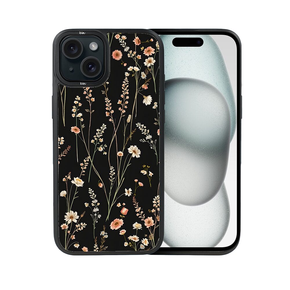 Etui do iPhone 15 IBIZU DropGuard Matt z MagSafe, Pastel Bloom, Północny ogród - obrazek 2