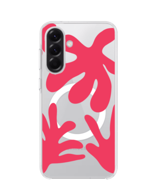 Etui do Samsung Galaxy A56 5G z MagSafe przeźroczyste, silikonowe Flexi, rafa