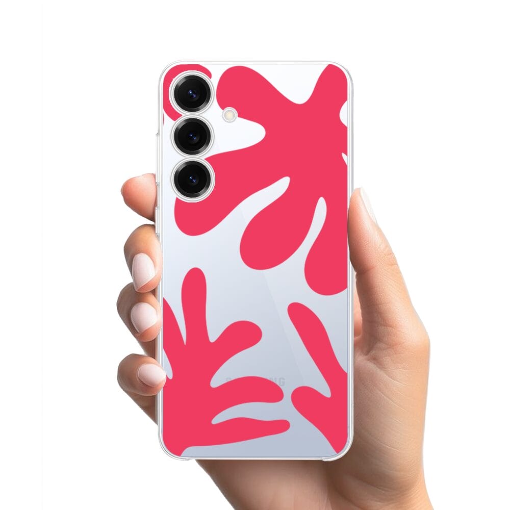 Etui do Samsung Galaxy S25 przeźroczyste, silikonowe Flexi, rafa - obrazek 2