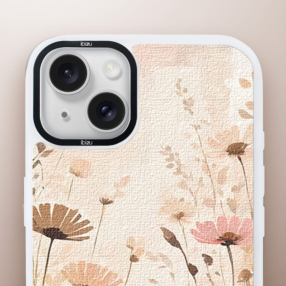 Etui do iPhone 14 IBIZU DropGuard Matt z MagSafe, Boho, Kwiatowa łąka - obrazek 5