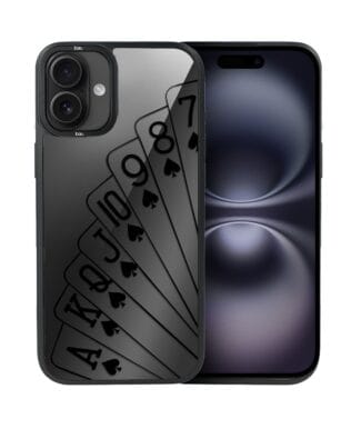 Etui do iPhone 16 Plus IBIZU DropGuard Matt z MagSafe, Midnight, Karty do gry