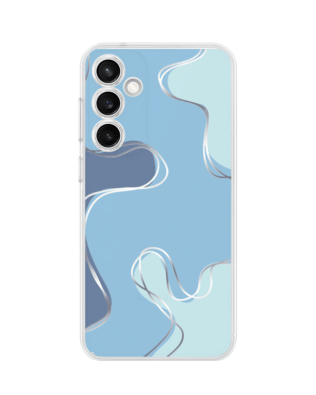 Etui do Samsung Galaxy S23 FE 5G przeźroczyste, silikonowe Flexi, spokój oceanu