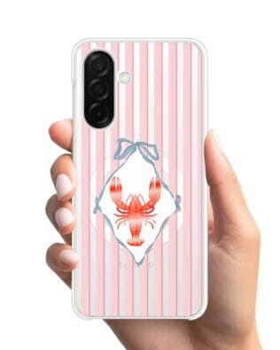 Etui do Samsung Galaxy A26 5G z MagSafe przeźroczyste, silikonowe Flexi, Homar