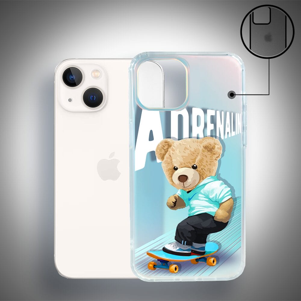 Etui do iPhone 13 IBIZU California Sunset, zmieniające kolor, Adrenalin, deskorolka - obrazek 2