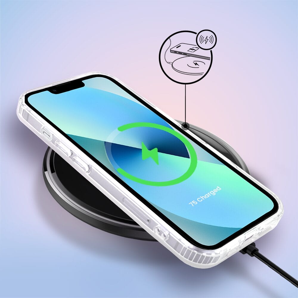 Etui do iPhone 13 IBIZU California Sunset, zmieniające kolor, Flower Queen, miś z kwiatami - obrazek 4