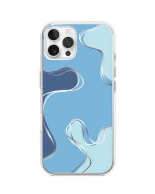 Etui do iPhone 12 Pro z MagSafe przeźroczyste, silikonowe Flexi, spokój oceanu