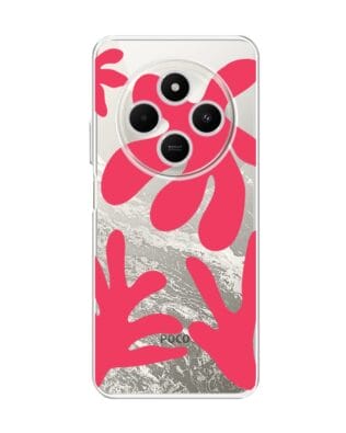 Etui do Xiaomi POCO C75 przeźroczyste, silikonowe Flexi, rafa