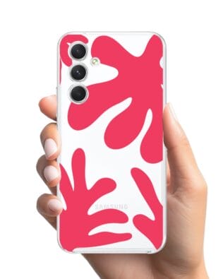 Etui do Samsung Galaxy A54 5G przeźroczyste, silikonowe Flexi, rafa