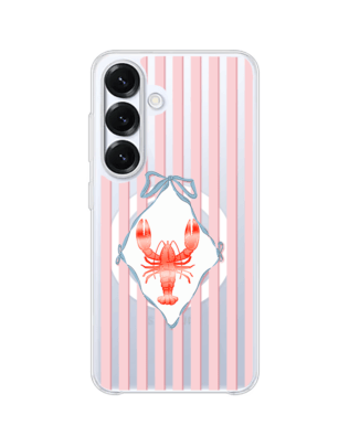 Etui do Samsung Galaxy S25 z MagSafe przeźroczyste, silikonowe Flexi, Homar