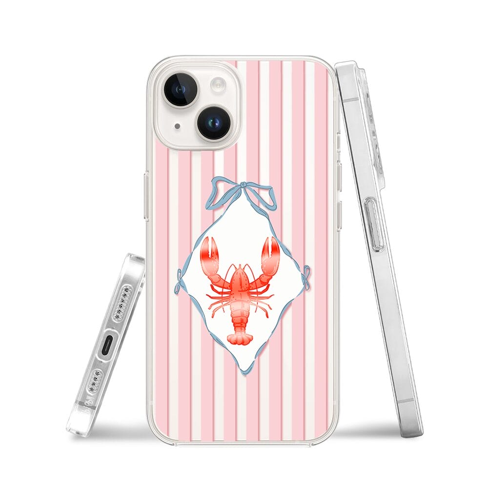 Etui do iPhone 13 Mini przeźroczyste, silikonowe Flexi, Homar - obrazek 3