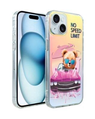 Etui do iPhone 15 Plus IBIZU California Sunset, zmieniające kolor, Pink Car, różowy samochód