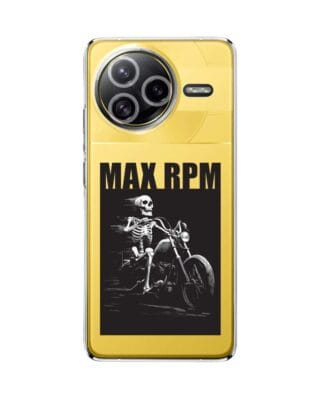 Etui do Xiaomi POCO F7 Ultra przeźroczyste, silikonowe Flexi, Bikers, Ghost Rider