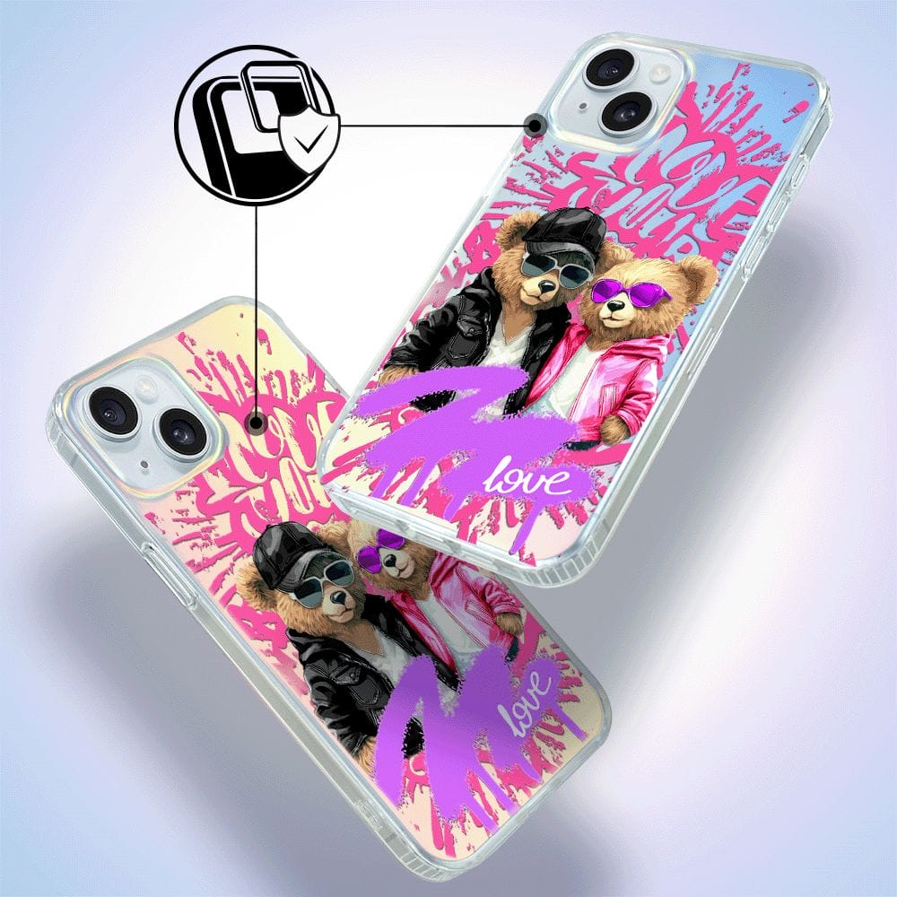 Etui do iPhone 15 Plus IBIZU California Sunset z MagSafe, zmieniające kolor, Couple in Love, zakochana para - obrazek 3