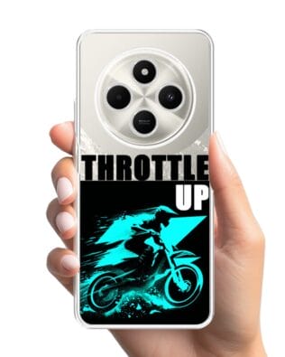 Etui do Xiaomi POCO C75 przeźroczyste, silikonowe Flexi, Bikers, Cross na maxa