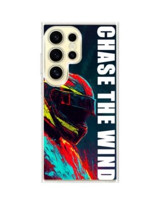 Etui do Samsung Galaxy S24 Ultra z MagSafe przeźroczyste, silikonowe Flexi, Bikers, Chase The Wind