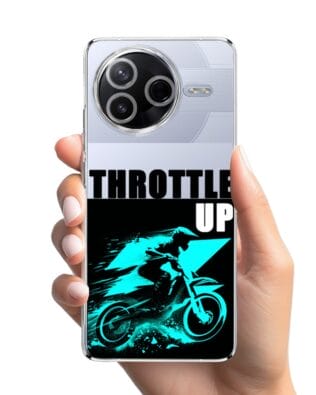 Etui do Xiaomi POCO X7 Pro przeźroczyste, silikonowe Flexi, Bikers, Cross na maxa