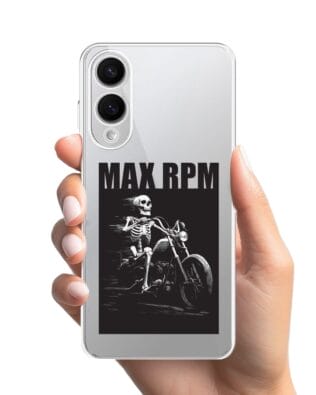 Etui do Samsung Galaxy S25 Edge przeźroczyste, silikonowe Flexi, Bikers, Ghost Rider