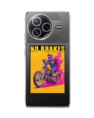 Etui do Xiaomi POCO F7 Ultra przeźroczyste, silikonowe Flexi, Bikers, Motocyklem przez świat