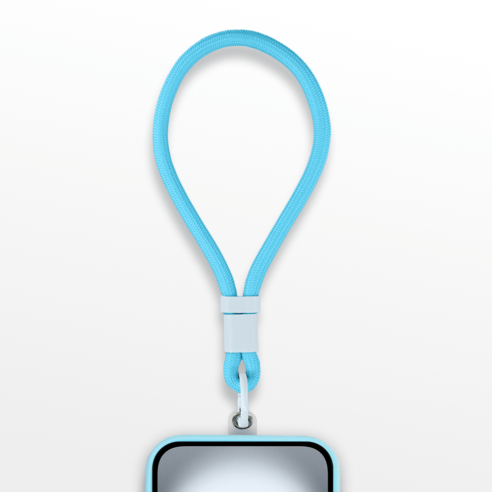 Regulowana smycz, krótki pasek na nadgarstek do telefonu, ultramaryna - obrazek 3