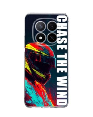 Etui do Xiaomi Redmi Note 14 Pro 4G przeźroczyste, silikonowe Flexi, Bikers, Chase The Wind
