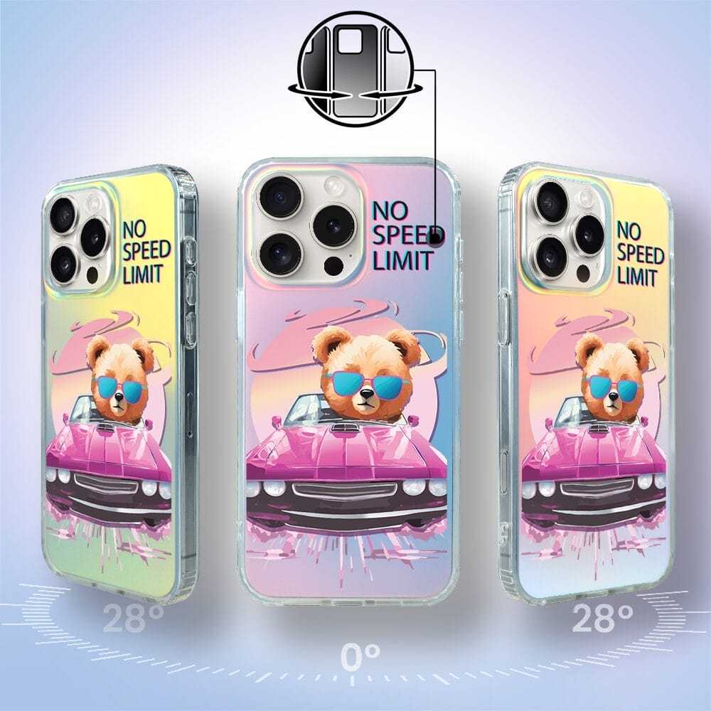 Etui do iPhone 16 Pro Max IBIZU California Sunset, zmieniające kolor, Pink Car, różowy samochód - obrazek 6