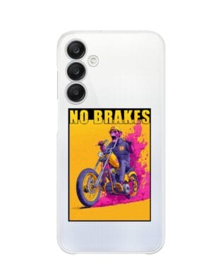 Etui do Samsung Galaxy A25 5G przeźroczyste, silikonowe Flexi, Bikers, Motocyklem przez świat