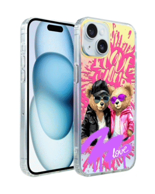 Etui do iPhone 15 IBIZU California Sunset z MagSafe, zmieniające kolor, Couple in Love, zakochana para