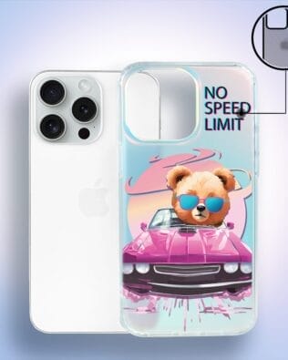 Etui do iPhone 16 Pro IBIZU California Sunset, zmieniające kolor, Pink Car, różowy samochód