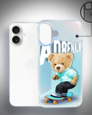 Etui do iPhone 16 Plus IBIZU California Sunset, zmieniające kolor, Adrenalin, deskorolka