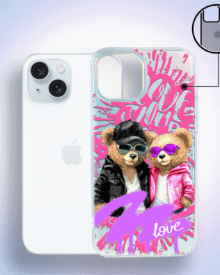 Etui do iPhone 15 Plus IBIZU California Sunset z MagSafe, zmieniające kolor, Couple in Love, zakochana para