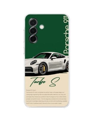 Etui do Samsung Galaxy A36 5G przeźroczyste, silikonowe Flexi, Szybkie Auta, Elegancja 911