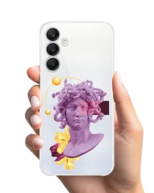 Etui do Samsung Galaxy A25 5G przeźroczyste, silikonowe Flexi, antyczna figura