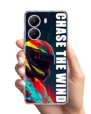 Etui do Xiaomi POCO X7 Pro przeźroczyste, silikonowe Flexi, Bikers, Chase The Wind