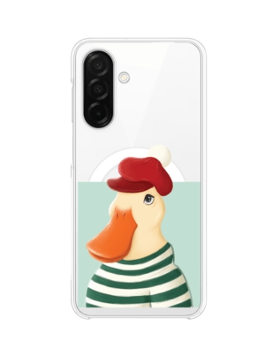 Etui do Samsung Galaxy A26 5G z MagSafe przeźroczyste, silikonowe Flexi, kaczuszka