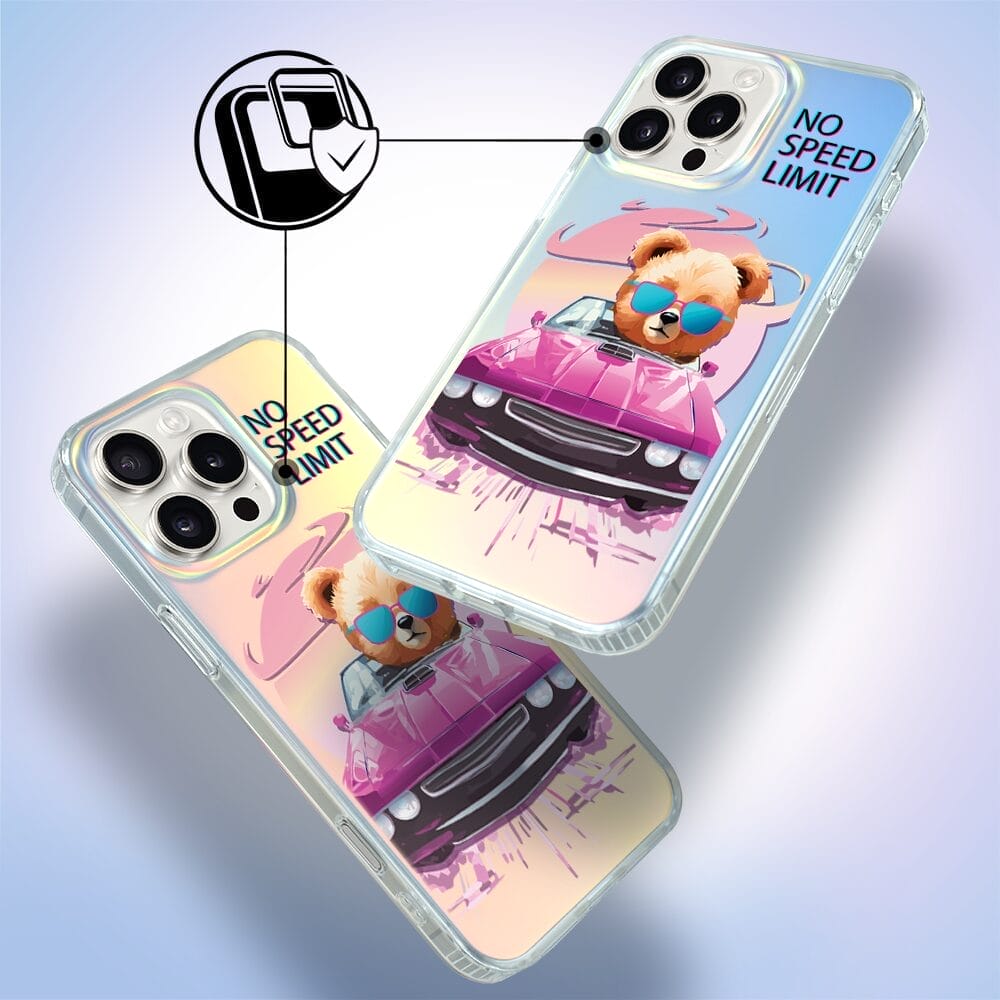 Etui do iPhone 16 Pro Max IBIZU California Sunset, zmieniające kolor, Pink Car, różowy samochód - obrazek 3