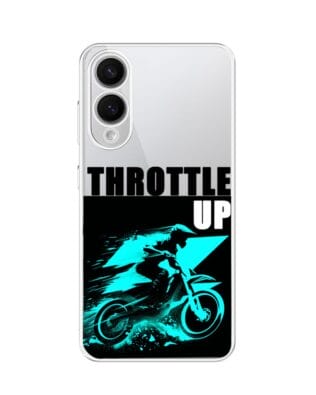 Etui do Samsung Galaxy S25 Edge przeźroczyste, silikonowe Flexi, Bikers, Cross na maxa