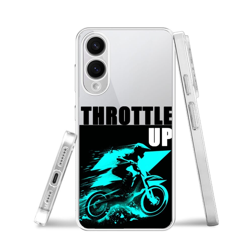 Etui do Samsung Galaxy S25 Edge przeźroczyste, silikonowe Flexi, Bikers, Cross na maxa - obrazek 3