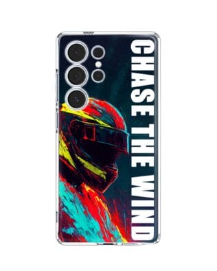 Etui do Samsung Galaxy S25 Ultra przeźroczyste, silikonowe Flexi, Bikers, Chase The Wind