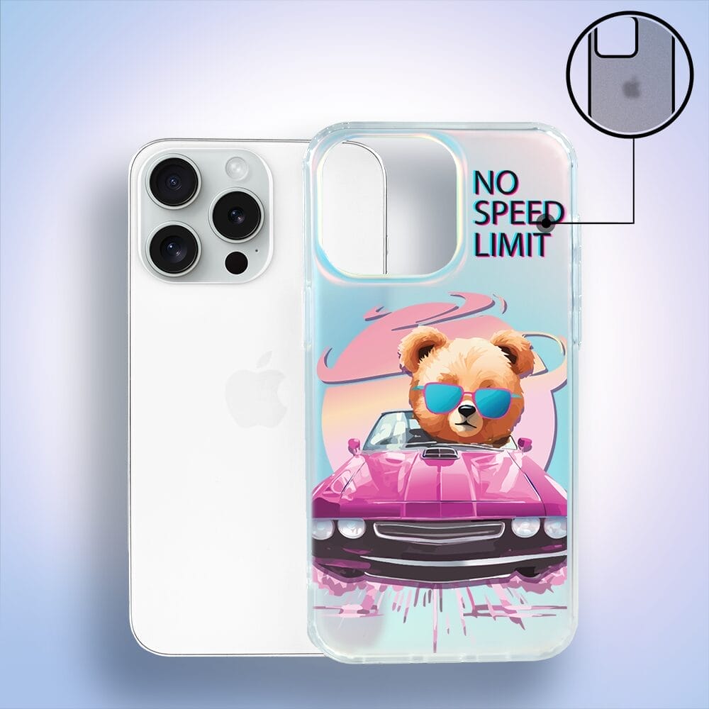Etui do iPhone 16 Pro Max IBIZU California Sunset, zmieniające kolor, Pink Car, różowy samochód - obrazek 2