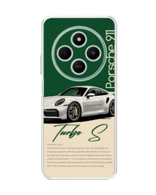 Etui do Xiaomi POCO C75 przeźroczyste, silikonowe Flexi, Szybkie Auta, Elegancja 911