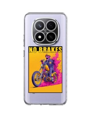 Etui do Xiaomi Redmi Note 14 Pro 4G przeźroczyste, silikonowe Flexi, Bikers, Motocyklem przez świat