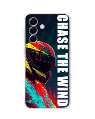 Etui do Samsung Galaxy A56 5G przeźroczyste, silikonowe Flexi, Bikers, Chase The Wind