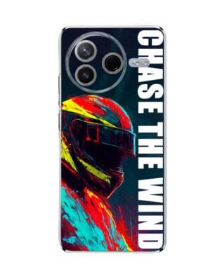 Etui do Xiaomi POCO F7 Pro przeźroczyste, silikonowe Flexi, Bikers, Chase The Wind