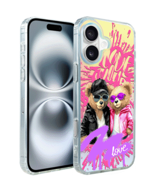 Etui do iPhone 16 IBIZU California Sunset z MagSafe, zmieniające kolor, Couple in Love, zakochana para