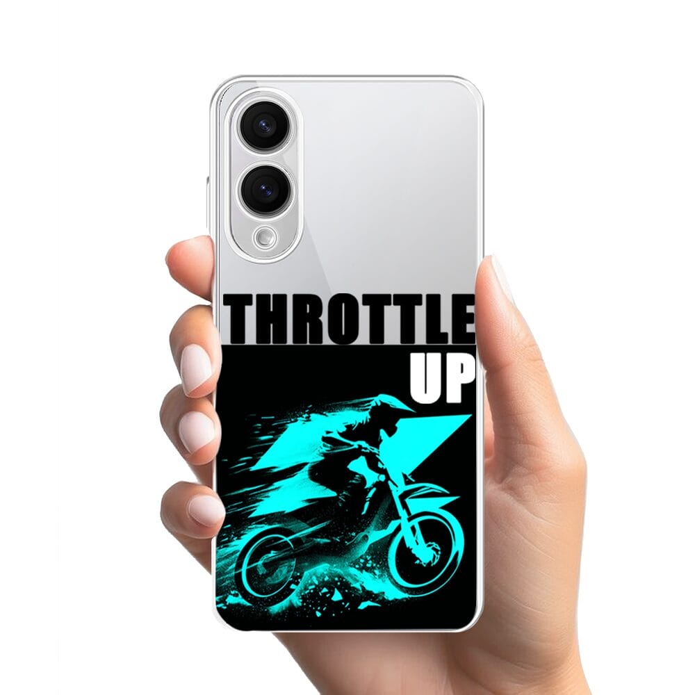 Etui do Samsung Galaxy S25 Edge przeźroczyste, silikonowe Flexi, Bikers, Cross na maxa - obrazek 2