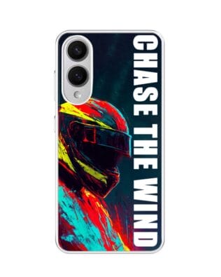 Etui do Samsung Galaxy S25 Edge z MagSafe przeźroczyste, silikonowe Flexi, Bikers, Chase The Wind